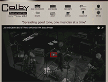 Tablet Screenshot of colbyamps.com
